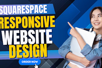 create squarespace website, design or redesign squarespace website development