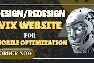 design wix website for cro and wix mobile optimization