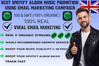 create email marketing campaign to promote spotify album promotion