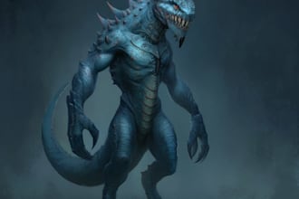 make creature and monster design with great details