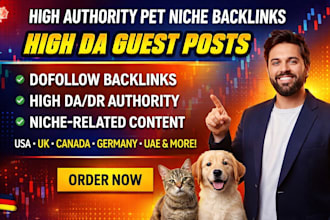 build pet backlinks with guest posts on dog cat animal blogs
