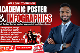 do academic poster design research poster, infographic design educational poster