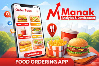 custom food ordering app for restaurants with admin panel