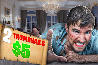 design clickbait crypto nft youtube thumbnail to boost CTR