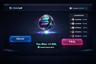 build coinflip game on solana