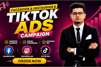 set up and manage facebook ads campaigns,instagram ads, meta ads, meta marketing