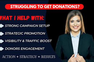 create and promote gofundme crowdfunding campaign for supporters and donations