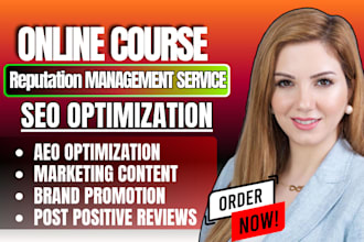 do effective online business reputation management ORM improve online image