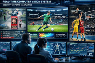 develop real time computer vision systems for security, sports and surveillance