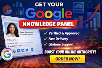 set up a verified google knowledgepanel for individual,brand or company