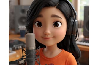 do a female tamil english voice over for your videos