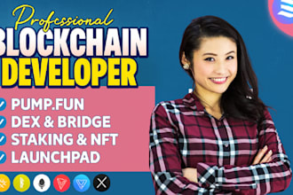 be blockchain developer for ico staking crypto bot cross chain bridge web3 dapp
