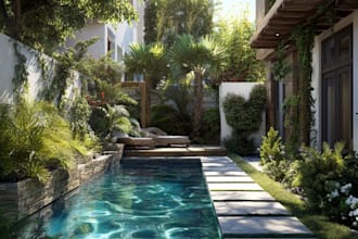do landscape design, garden design, backyard, pool