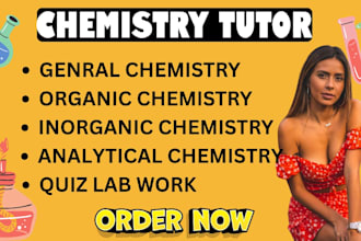 teach chemistry, organic chemistry, inorganic chemistry and biochemistry