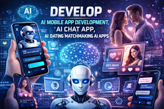 develop ai mobile app development, ai chat app, ai dating matchmaking ai apps
