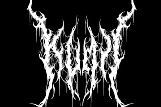 make your slam death metal logo for your killer project