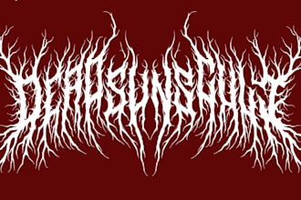 design heavy metal or extreme metal logo for your band