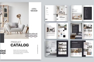 design booklet, instruction manual, product catalogs, brand identity PDF design