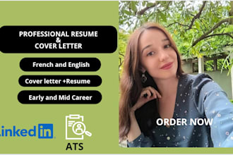 write your CV, resume and cover letter