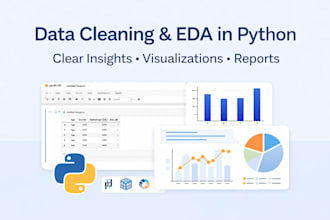 perform data cleaning, eda, and basic analysis in python