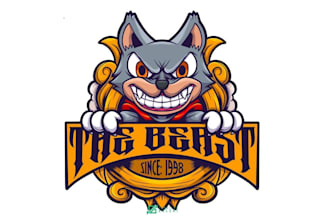 design high quality custom vintage crazy tattoo logo with t shirt design