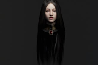 metahuman 3d hair creation, woman facewith facegen,daz 3d female character, mmd