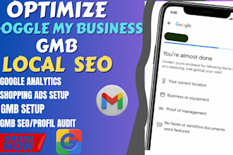 optimize google my business page for local ranking, boost gmb ranking