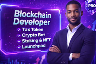 be blockchain developer for ico staking crypto bot cross chain bridge web3 dapp