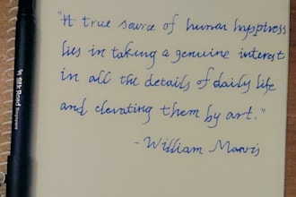 write short notes and powerful quotes
