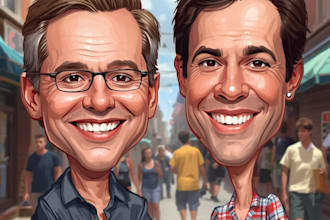 draw caricature, cartoon caricatures