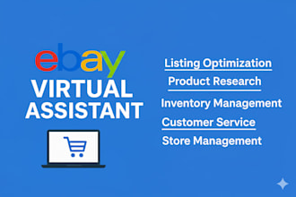 be your professional ebay virtual assistant