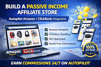 create a wordpress affiliate store with amazon and clickbank autoblog