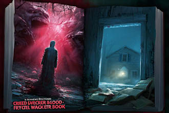 illustrate your horror book cover