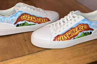 custom paint your shoes or jacket