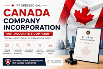 incorporate canada company, canada company registration, federal or provincial
