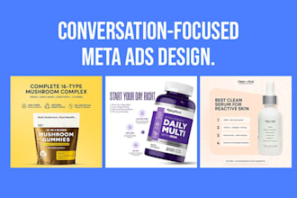 design high converting meta ads for facebook and instagram