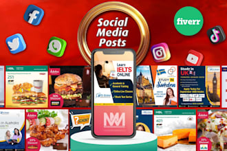 design elegant social media posts and editable canva business templates