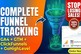 set up complete funnel tracking with lead form clickfunnels and gohighlevel