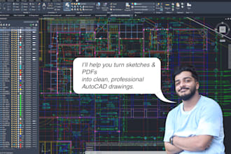 create clean and accurate autocad drawings for architectural projects