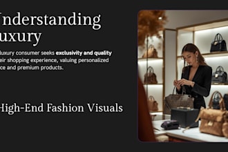 create luxury fashion social media content for posts and reels