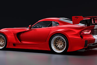 model custom widebody kit,3d livery for assetto corsa,sport car design rendering