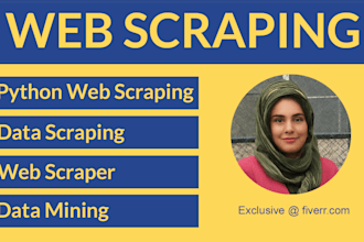 do python web scraping, web scraper, data scraping, and data mining