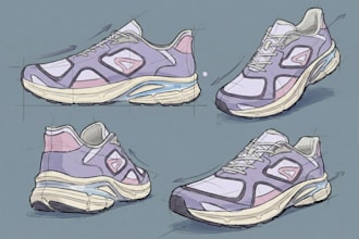 design professional sneaker concepts and tech packs