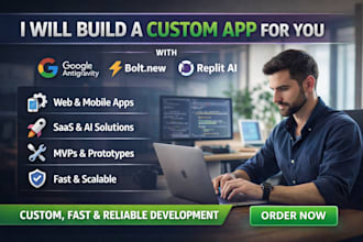 build custom app for you with google antigravity, boltnew, replit ai, cursor ai