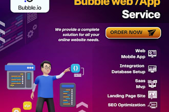 bubble io developer bubble app developer bubble mvp saas bubble app website