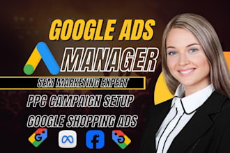 google ads adwords PPC campaign setup shopping ads audit sem marketing expert