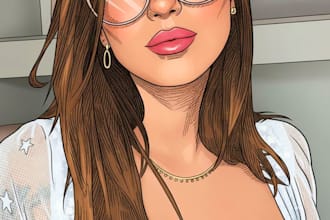 draw vector portrait from your photo