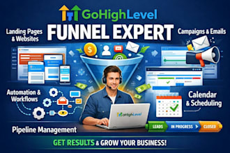 be your gohighlevel expert for full account setup and saas snapshots
