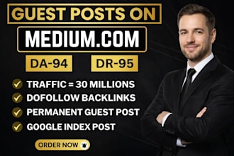 write and publish article on quora,com and medium,com premium guest post