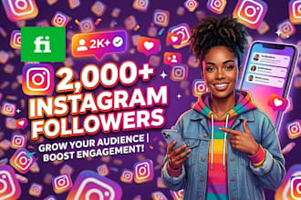 instantly get 2000 real instagram followers